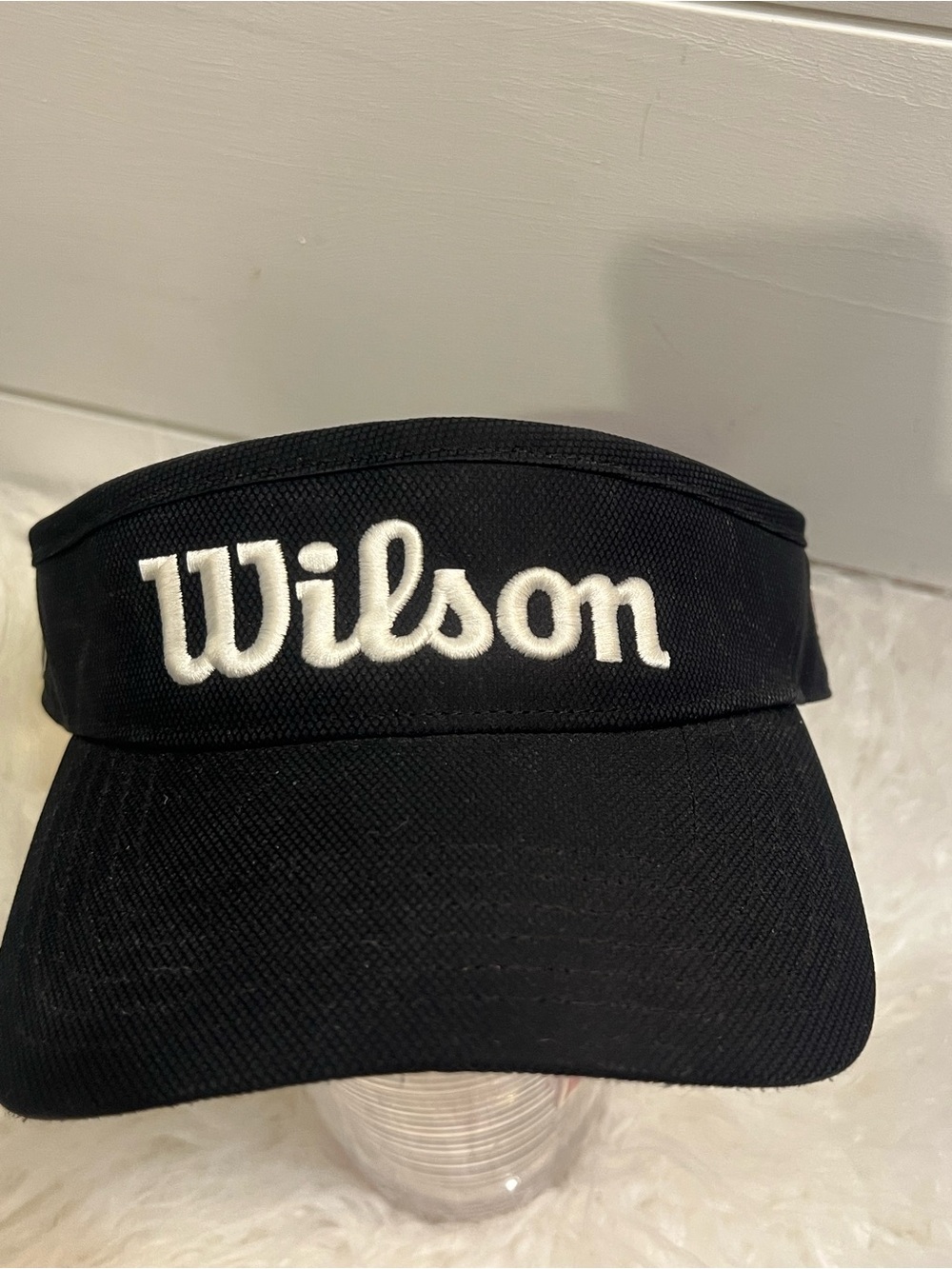 Wilson ⛳️ Golf - Black Visor with White Embroidered Logo